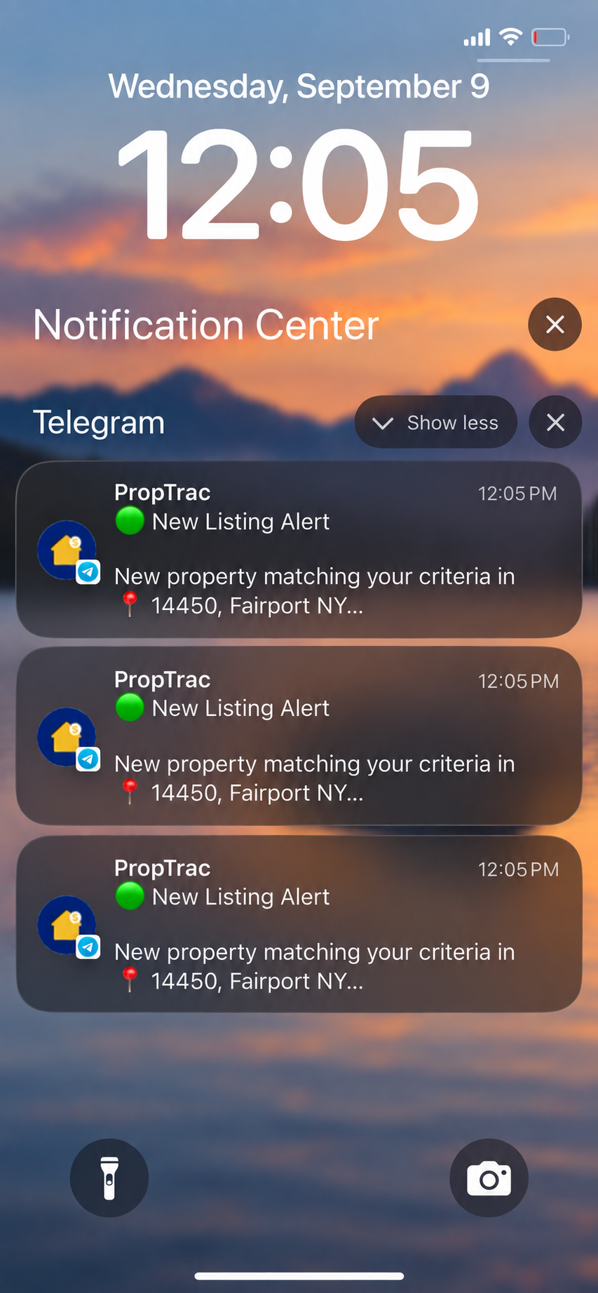 Best way to track property deals 24x7
